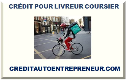CRÉDIT POUR LIVREUR COURSIER