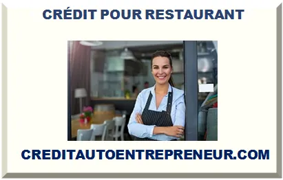 CRÉDIT POUR RESTAURANT
