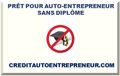 PRÊT POUR AUTO-ENTREPRENEUR SANS DIPLÔME